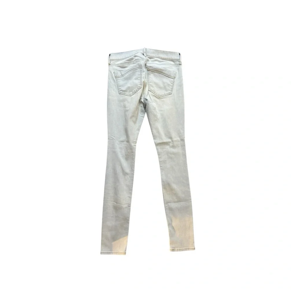 Express Light Wash Ripped Women's Jeggings - Picture 3 of 6